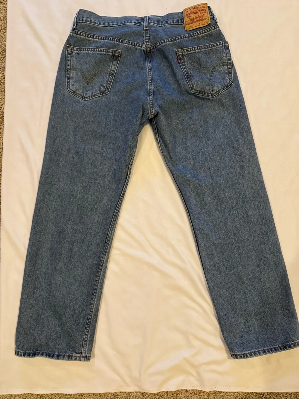 Levi's Men’s 505 denim jeans, size 36x30